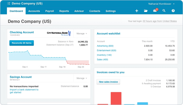 Xero Dashboard